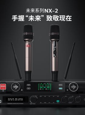 BBS无线话筒NX-2专业演出麦克风主持一拖二U段防啸叫KTV未来系列