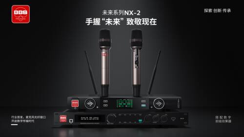 BBS无线话筒NX-2专业演出麦克风主持一拖二U段防啸叫KTV未来系列