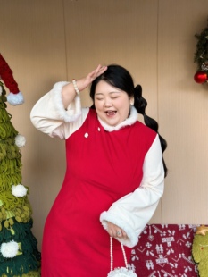 红饱饱 女装 新年旗袍240斤可以穿 清原249现99大康大码 断码