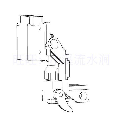 适用UP BOX/BOX+/UP300 3d打印机喷头座  字车架 打印头支架 模块
