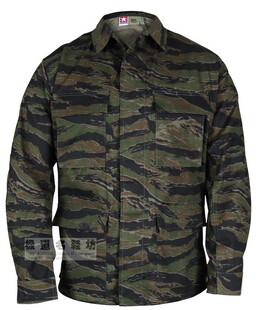 极道装备 美国Propper BDU 越战丛林虎斑迷彩 经典作战服上衣