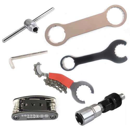 八方中置电机专用安装工具扳手自行车改装电动车配件安装拆卸工具