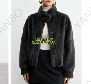 加微发图订金代购 妍B 国内专柜正品 新款 皮毛095179 25冬季