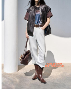 加微发图订金代购 村 国内专柜正品 25秋新款 马甲S3214856 春