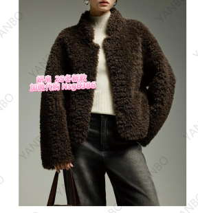 加微发图订金代购 妍B 国内专柜正品 新款 皮毛一体094868 25冬季