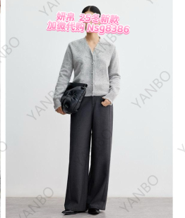 25冬季 裤 新款 加微发图订金代购 子281665 国内专柜正品 妍B