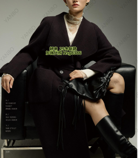 加微发图订金代购 妍B 国内专柜正品 新款 大衣104607 25冬季