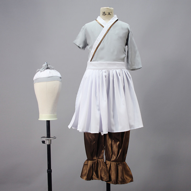 古风儿童舞蹈服装店小二剧目比赛演出服少儿独舞表演服舞台装定制