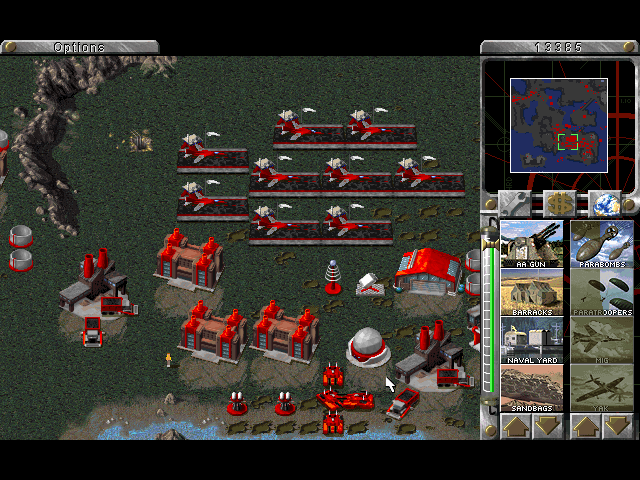 70、80后经典怀旧电脑游戏红警95英文硬盘版win7 win10可玩无动画