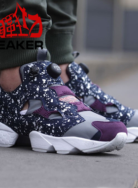 清仓 Reebok Insta pump Fury OG V66116 锐步泼墨充气跑鞋