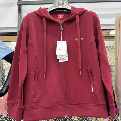 2025 万杰龙秋季款 女莱赛尔棉运动休闲连帽修身外套上衣 S25036B