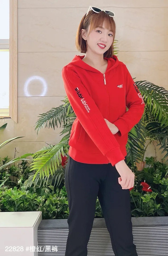 运动套装必列奇透气晨练慢跑女