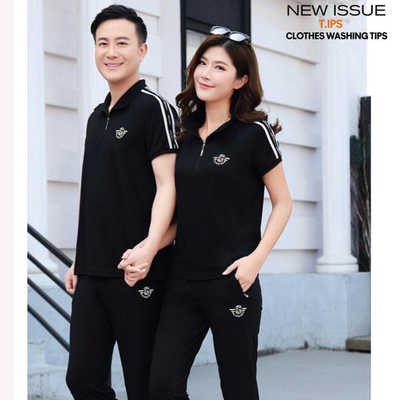 正品必列奇夏季情侣女男短袖长裤