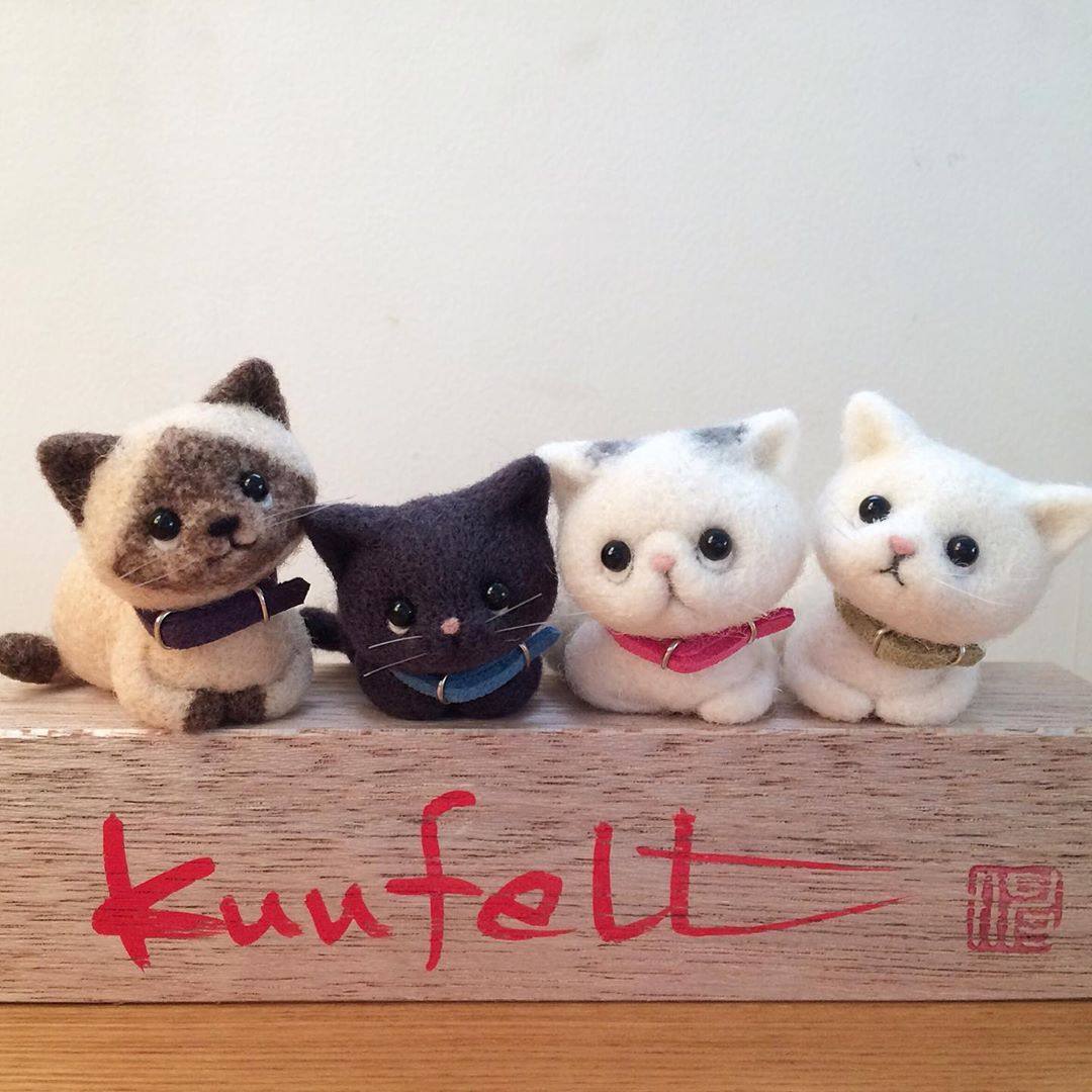 diy材料包羊毛毡戳戳乐木子手作