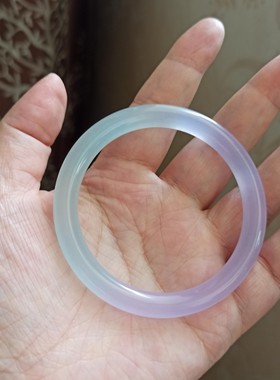 特价水沫玉镯子细圆条高冰种油青色蓝色紫罗兰色春彩色翡翠玉手镯