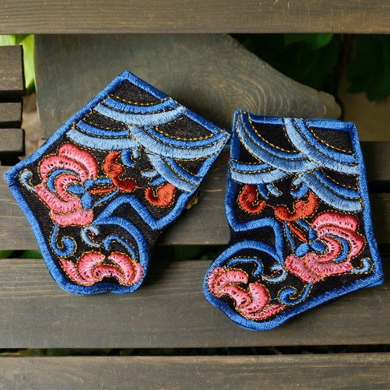 民族风diy装饰自制绣片补丁贴