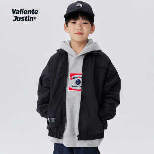 JUSTIN童装 中大童男孩速干外套 25儿童运动防风运动夹克春秋新款