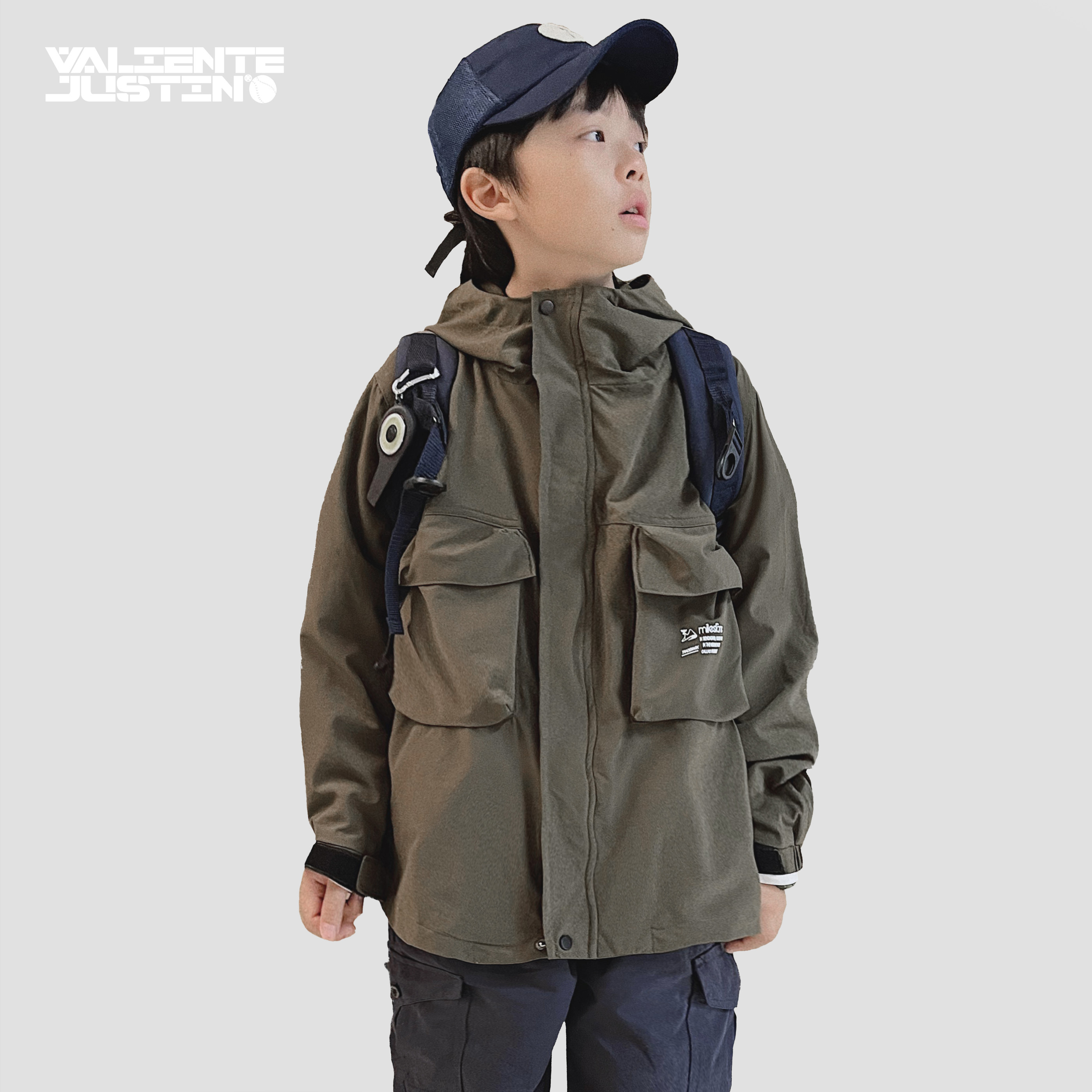 日系休闲外套JUSTIN春秋连帽