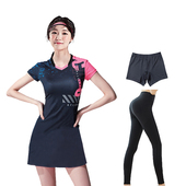 羽毛球服短袖 网排乒乓韩国队服 连衣裙健身速干运动T恤团购女大码