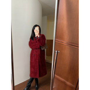 年底特馈！美炸了~重磅经典101801款 巨暖和1oo%山羊绒拉绒大衣