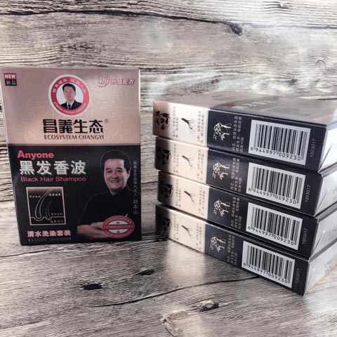 昌义生态一洗黑发香波清水洗染发剂润黑露洗洗头白变自然黑遮白发