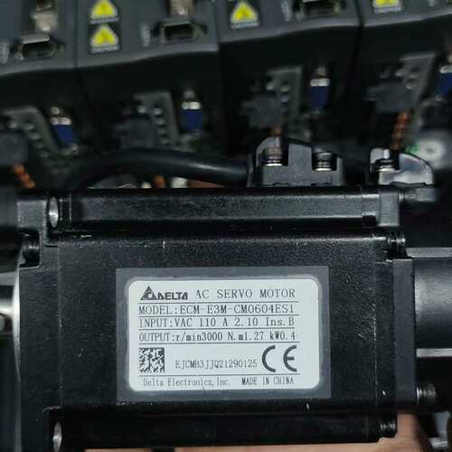 议价台达伺服电机 ECM-E3M-CM0604ES1，0.4kW可维修
