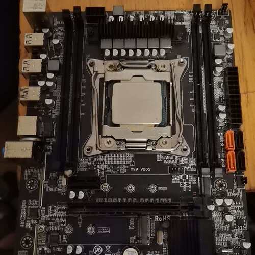议价昂讯X99 v205主板+E5-2673v3处理器套装，自用可维修