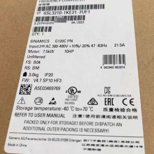 议价6SL3210-1KE21-7UP1可维修