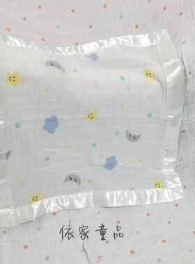 原单货婴儿安抚巾 高质量单层纱布宝宝口水巾 洗脸巾