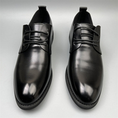 撤柜男鞋 外贸捡漏男士 新郎商务正装 正品 结婚软底英伦透气真皮鞋