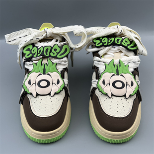 撤柜原单男鞋真皮男士牛货上线运动鞋休闲鞋字母牛皮男滑板鞋潮流