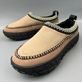 真皮反绒皮一脚蹬透气防滑厚底运动鞋 休闲户外鞋 男士 捡漏稀缺牛货