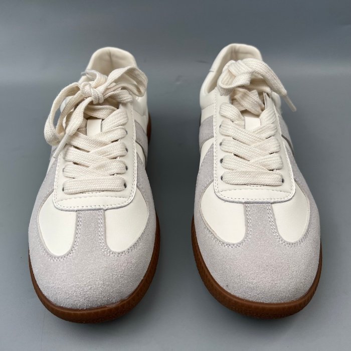 复古德训鞋女真皮拼色休闲鞋平底小白鞋潮流板鞋牛皮女鞋撤柜尾货,女鞋,德训鞋,淘宝优惠券,粉丝福利购,淘宝优惠卷