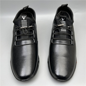 男士 撤柜休闲男鞋 一脚蹬 子男韩版 真皮牛皮男棉鞋 增高鞋 男休闲皮鞋