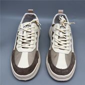 潮鞋 休闲男士 撤柜真皮 捡漏鞋 轻便百搭系带运动鞋 透气拼色男鞋 正品