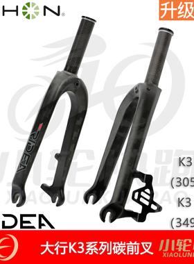 瑞宜达RIDEA大行折叠车K3 Plus mini碳纤维碟刹前叉16寸349 355