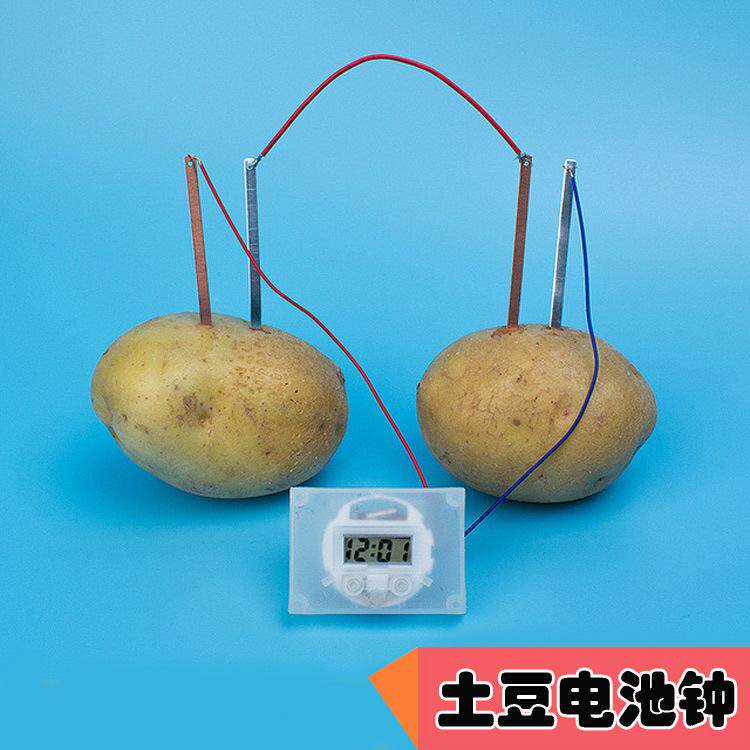 蔬菜水果发电实验钟表