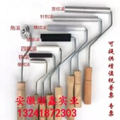 螺纹铁滚 树脂气泡滚 玻璃钢手糊工具 压泡铝滚筒 玻璃钢消泡滚