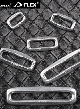 多耐福DURAFLEX金属扣具 铝合金简约方环 SIMPLX ALULA Loop 方扣