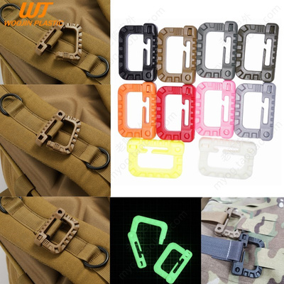WOOJIN扣具高承重战术D扣夜光DIY