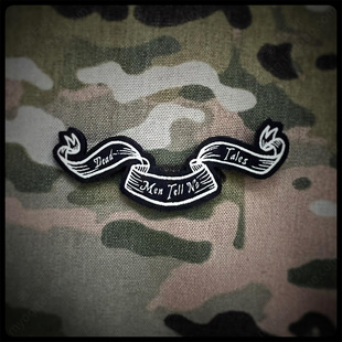 现货 美国PDW Dead Men Tell No Tales 死无对证臂章 魔术贴