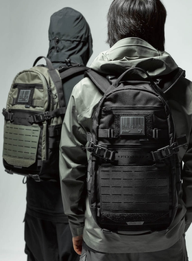 FOXBAT狐蝠工业 阵风 机能战术edc双肩背包通勤16寸电脑包男户外