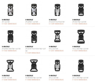 V型扣机能磁扣快拆扣磁吸扣磁力扣 BUCKLE 斐得洛扣 FIDLOCK