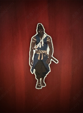 现货 美国PDW Yasuke Morale Patch 弥助臂章 武士魔术贴 浪人