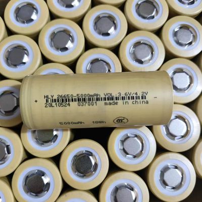 国产足容量 26650  3.7V 5000mah 大容量锂电池 手电筒充电宝推荐