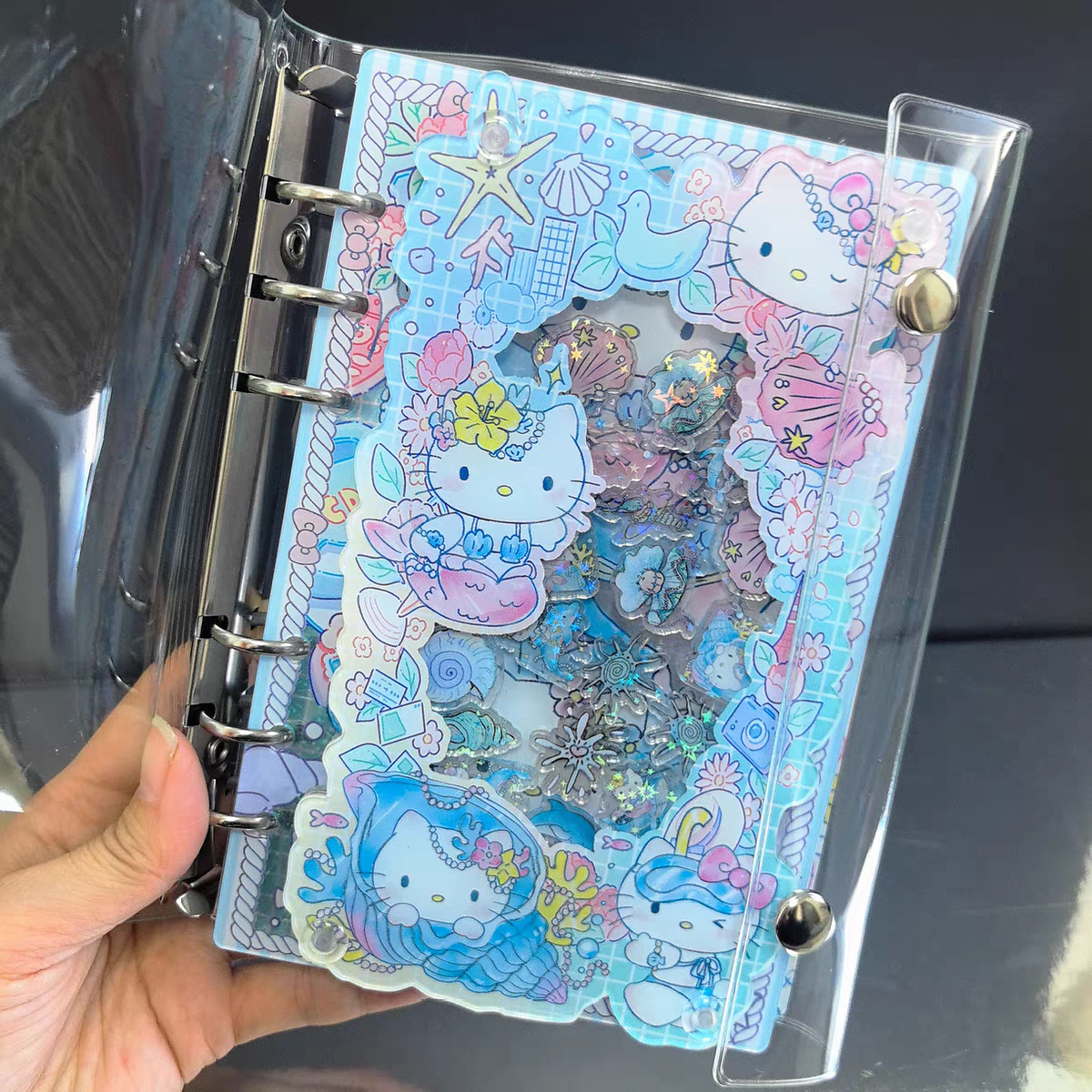 A6卡册亚克力摇摇乐本存钱本现金票据收纳diy相册卡通活页记事本,文具电教/文化用品/商务用品,笔记本/记事本,淘宝优惠券,粉丝福利购,淘宝优惠卷