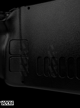 reallysocks立体等高线贴纸steamdeck贴纸黑色oled贴纸握把贴膜