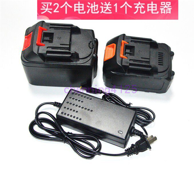 亚固YAGU 48V68V88V98VF大容量锂电池 角磨切割机电动扳手充电器