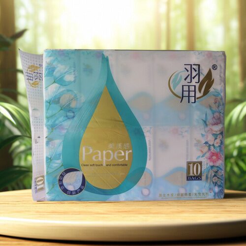 羽用抽纸400加厚大包纸巾家用卫生纸印花餐巾纸面巾纸耐用实惠