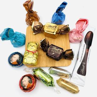 现货瑞士莲吉安杜佳莫扎特冰山雪融巧克力勺子小熊榛子仁夹心牛奶